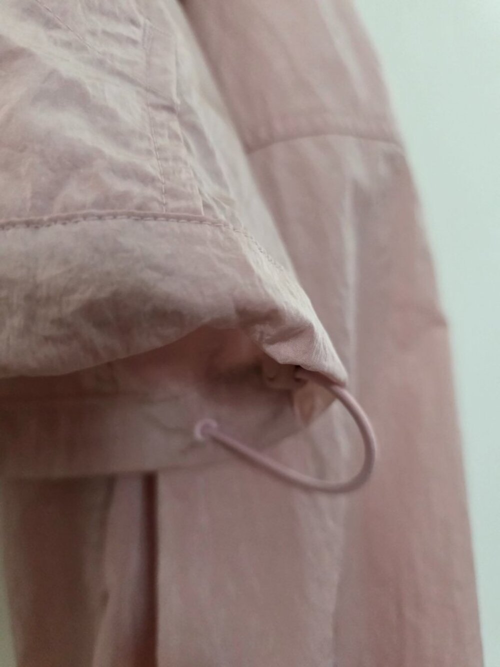 Lululemon Pink Haze Scuba Cropped Water-Repellent Anorak Hooded Jacket Sz 10 - Picture 8 of 14